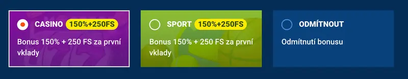 Registrační bonus u Mostbet